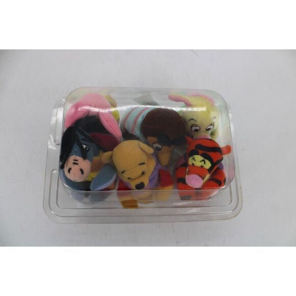 Disney WINNIE THE POOH And FRIENDS EASTER EGG HUNT 4" Plush Set of 6 in Carton - Picture 1 of 8